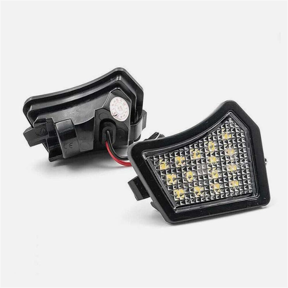 2Pcs LED Under Side Mirror Puddle Lights For Jaguar XE 17-19, XF 09-21, XJ 10-19