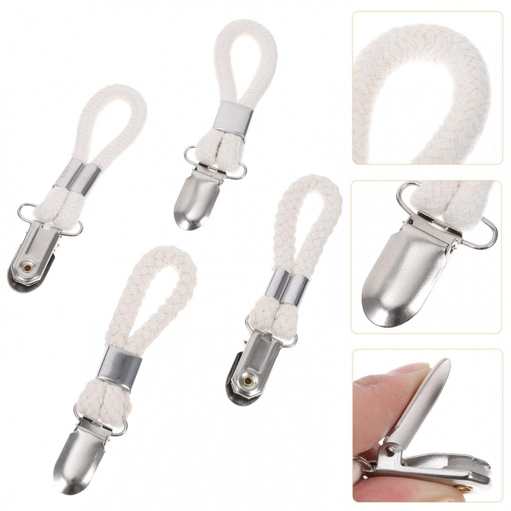 Towel Clips 13*2.5*1cm 4pcs Stainless Steel Brand New