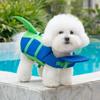Adjustable Dog Life Vest Shark Shape Dog Swimming Suit Pet Life Jacket  Beach Outdoor