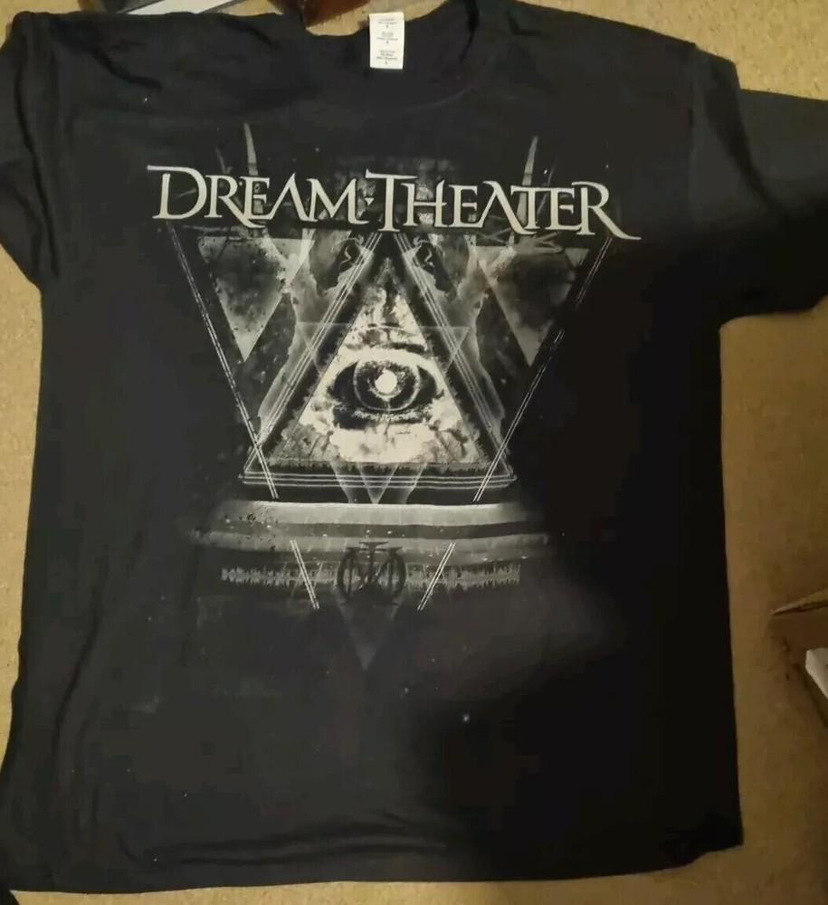 Vintage Dream Theater Tour 2011 T Shirt, Heavy Black Cotton T-shirt, Size S-5XL Unisex T-Shirt XXXXL
