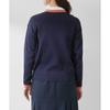 Jun Rope Knit Pullover with Mini Cable Pattern and Long Size 40 & Women's Sleeves,