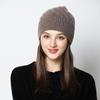 Women's 100% Pure Cashmere Cable Knit Hat - Thick, Warm, and Fashionable for Autumn and Winter