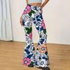 Women's High Waist Flared Yoga Pants Stretch Slim Fit Casual Long Trousers Soft Breathable Fabric Comfortable Design Suitable for Daily Wear