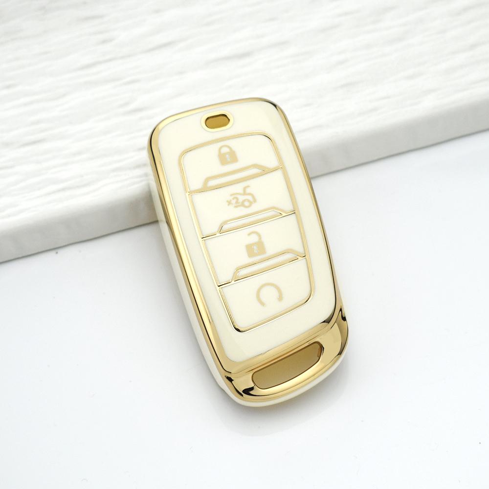 New TPU Car Key Case for Changan CS35 Plus CS85 CS85 Coupe CS25 CS95 Anti-Scratch Key Fob Protector Cover Keychain Accessories