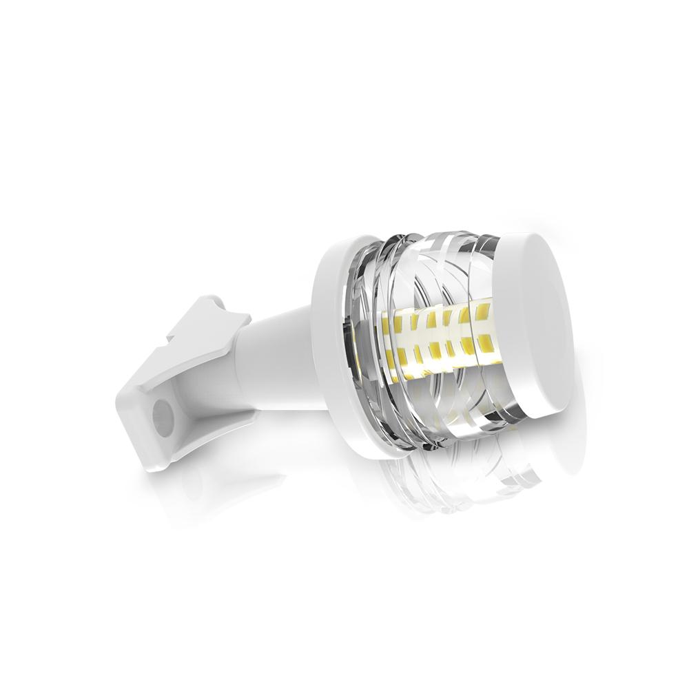 Marine Navigation Light Stern light Anchor Lamp LED All-Round White Fixed Mount Base for Boats Accessories Straight Light Head