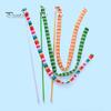Interactive Cat Stick Toy Playing Teaser Wand with Crisp Bells Scratch-Resistant Bite-Resistant Cute Cartoon Relieve Boredom Soft Cat Tease Stick