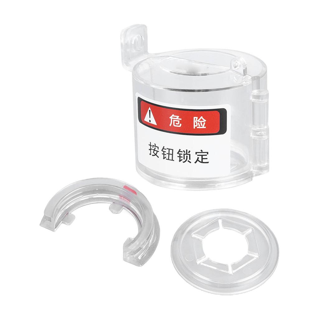 Push Button Switch Guard Case Transparent Impact Resistant Emergency Stop Switch for Industrial Electric Power