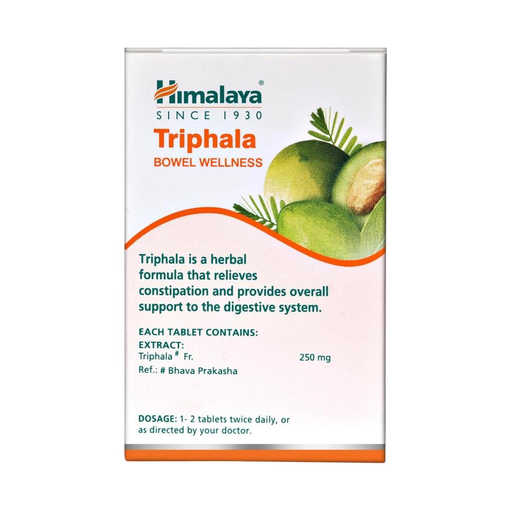Himalaya Herbals Triphala Capsules For Digestive Health Relief From Bloating And Constipation Support – 60 Capsules