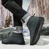 Fashion New 2025 Winter Fashion Versatile High Top Casual Snow Boots for Men Warm Comfortable Non Slip Concise Design Plush Cotton Boots