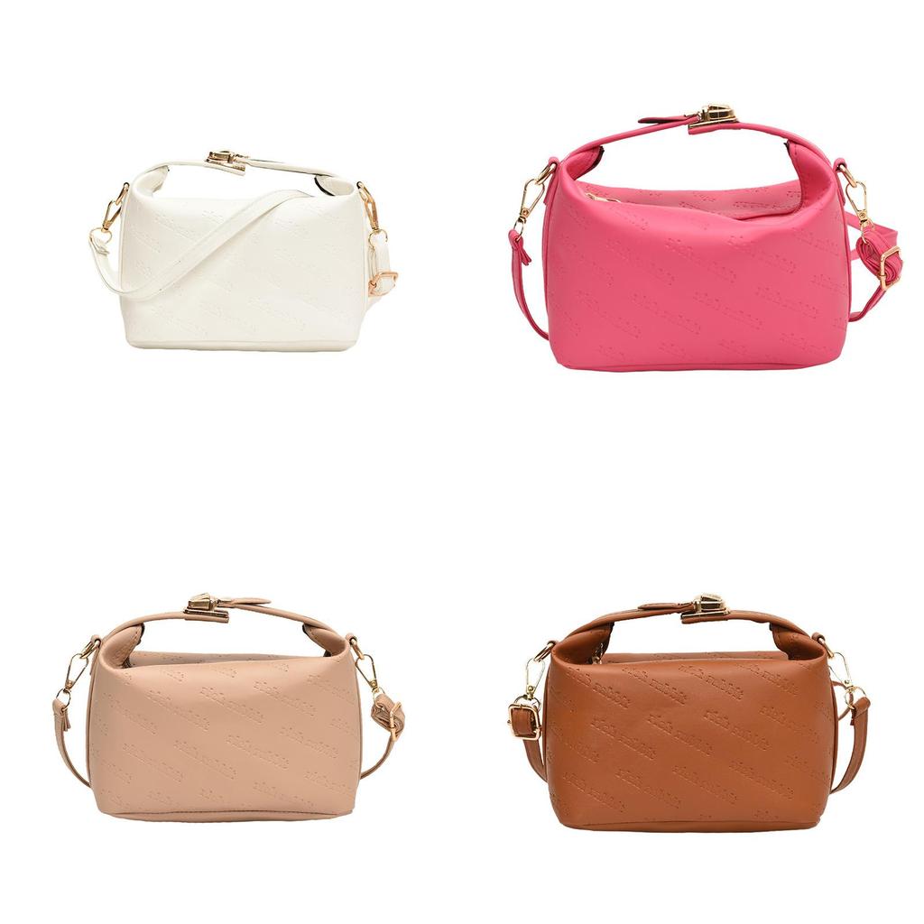 Modern Pillow Shape Shoulder Bag Pu Fabric With Mobile Pocket For Street Style
