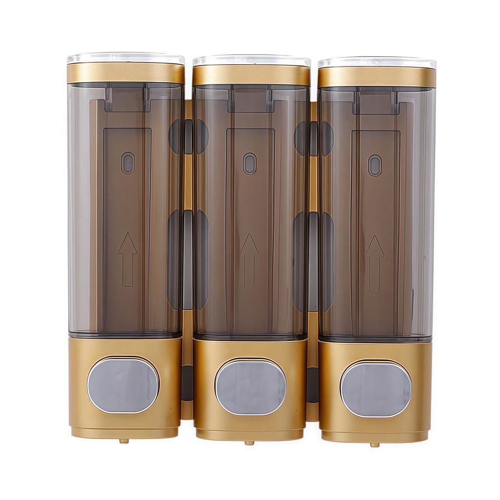 300ml Liquid Soap Dispenser Soap Dispenser Bathroom Organizer 300ML Pump Bottle High-grade ABS Material Multiple Chambers