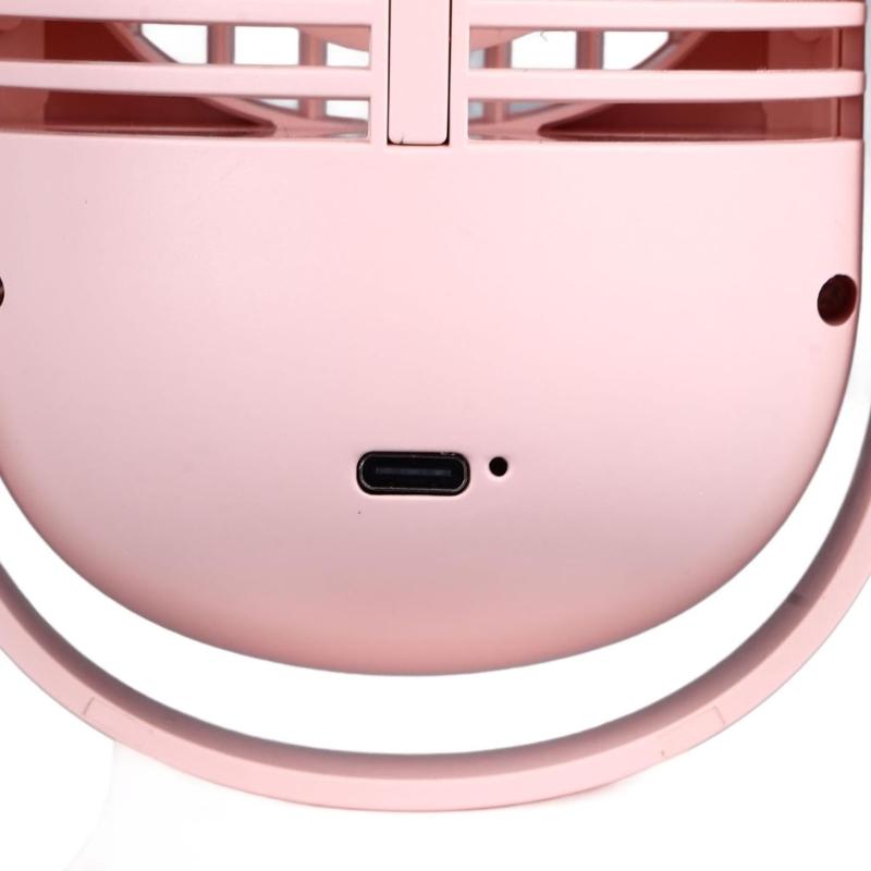 Desktop Tower Fan USB Powered 5 Speed Adjustable Brushless Desk Fan with LED Display Quiet Table Cooling Fan for Home