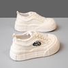 thick-soled low-top canvas shoes for women's 2025 spring new little white shoes versatile student sports and leisure board shoes tide