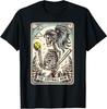 Softball Mom Tarot Card Skeleton Softball Mama Mothers Day T-Shirt