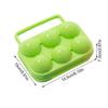 Camping Egg Container Reusable Camping Egg Box Reusable Grid Packaging Food Carrier Keeper For Refrigerator Easter Farm