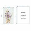 Exquisite Handmade Thank You & Birthday Card with Dried Flowers for Teachers