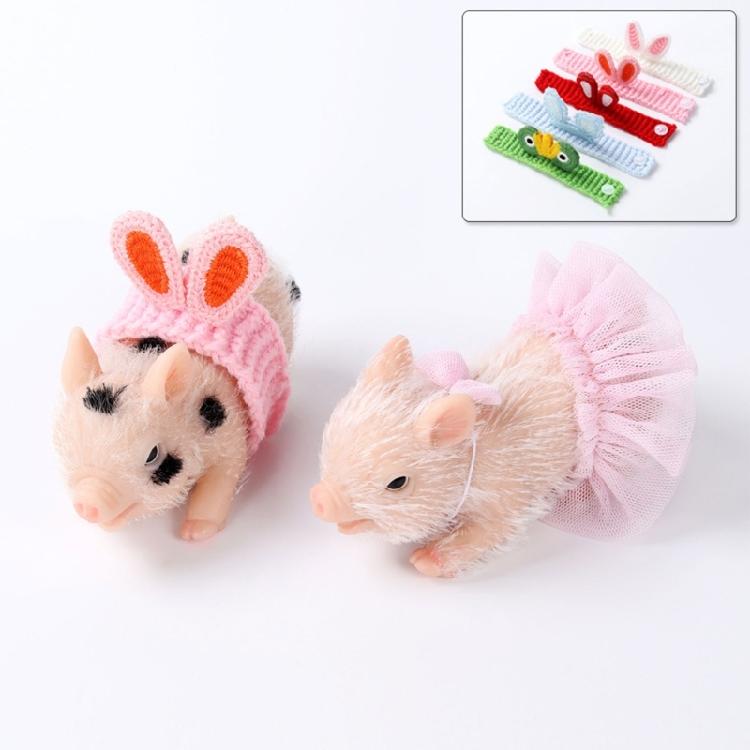 Silikon Schweinchen Spielzeug für Kinder Sammlerpuppen Realistische Schweinchen Figur Büro Ausstellungsstück Schweinchen Spielzeug Schwein Reborns Kind Geschenk