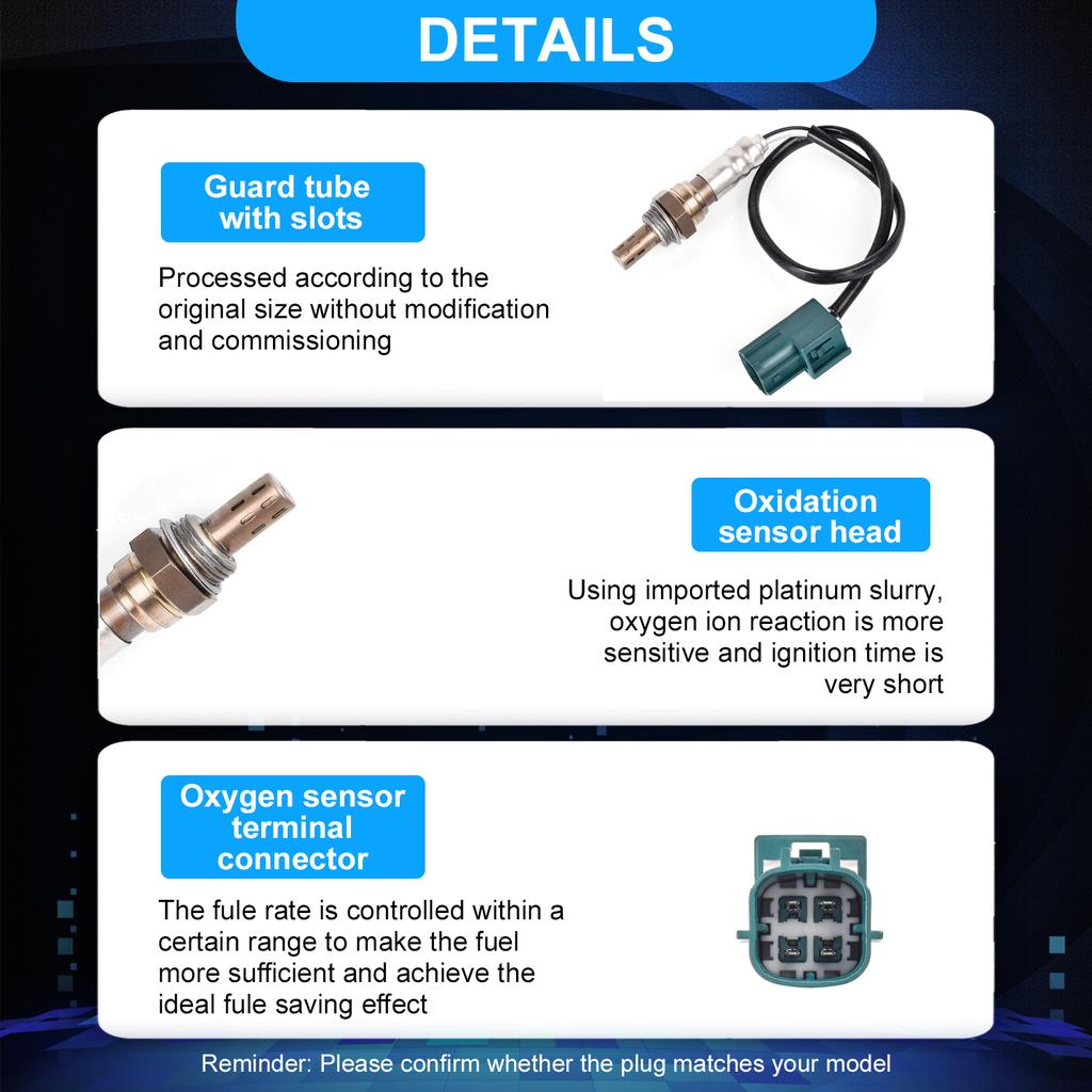 Lambda Oxygen O2 Sensor 234-4296 For NISSAN SENTRA ALTIMA X-TRAIL MURANO ELGRAND 3.5L 1.8 2.5 02-06 22690-2A000 22690-AQ800