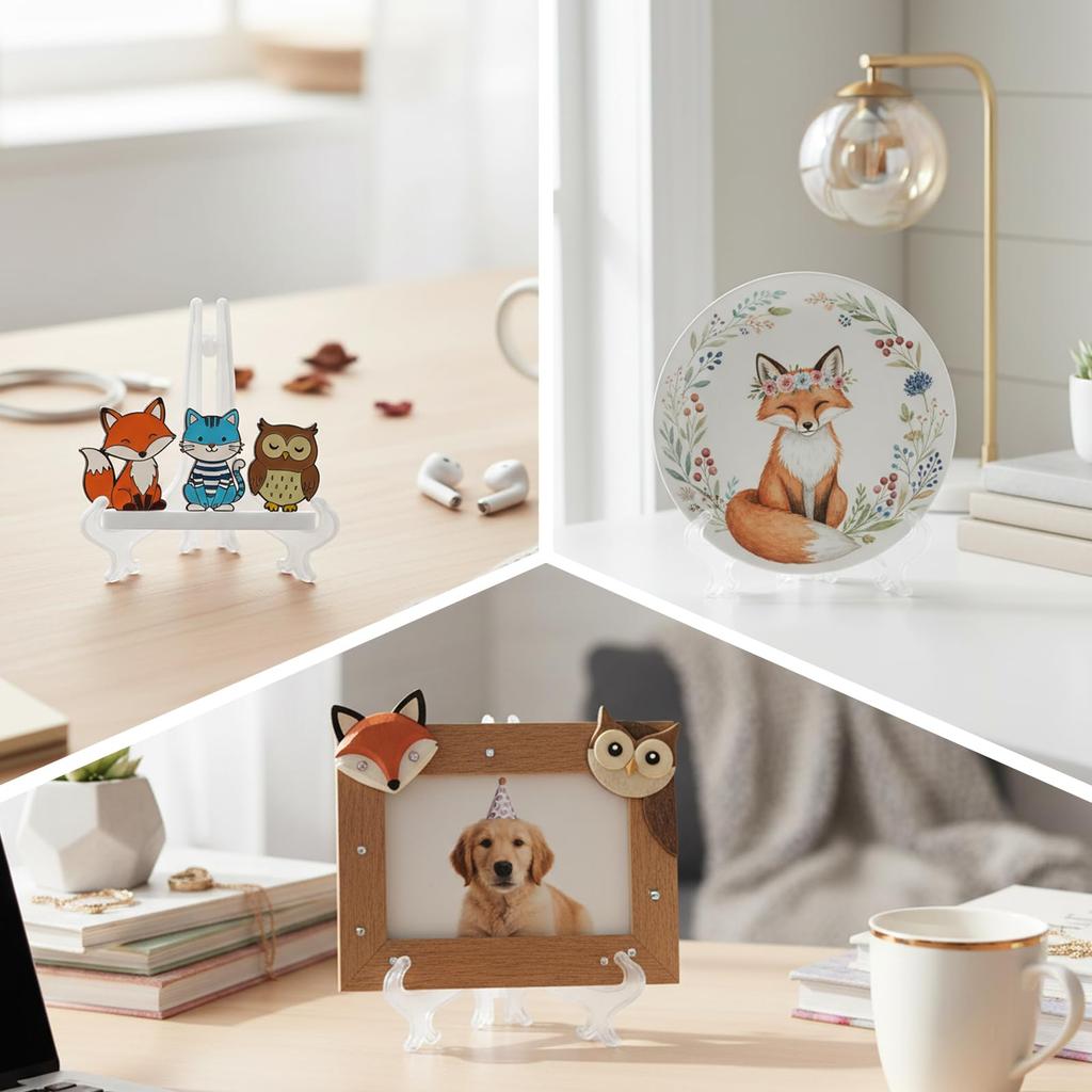 Set of 30 Clear Foldable Badge Display Holders Perfect for Displaying Photo Medal Idol Trading and - Badges, Frames, Holders, Cards, Cards, More!