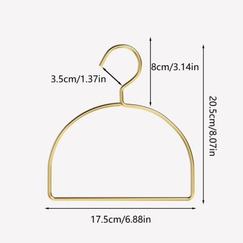 Iron Clothes Rack Gold Pants Shelf Multi-function Tie Hooks for Adult Kids