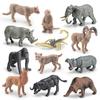 Wild Animal Pvc Figurine Set With Durable Material For Nature Enthusiasts And Collectors