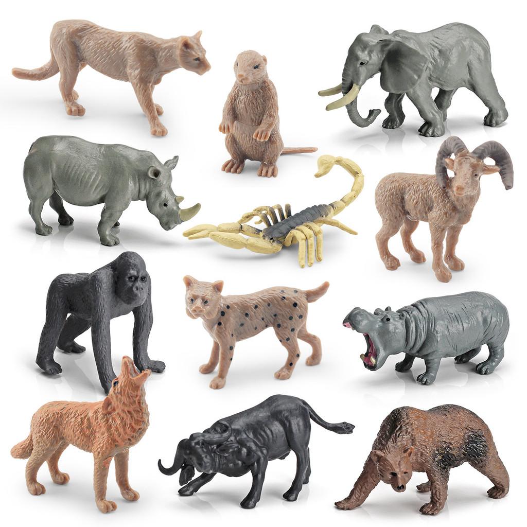 Wild Animal Pvc Figurine Set With Durable Material For Nature Enthusiasts And Collectors