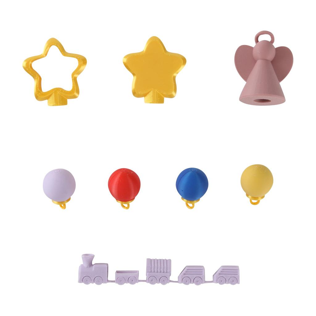 Set di giocattoli per albero di Natale per bambini con decorazioni sospese
