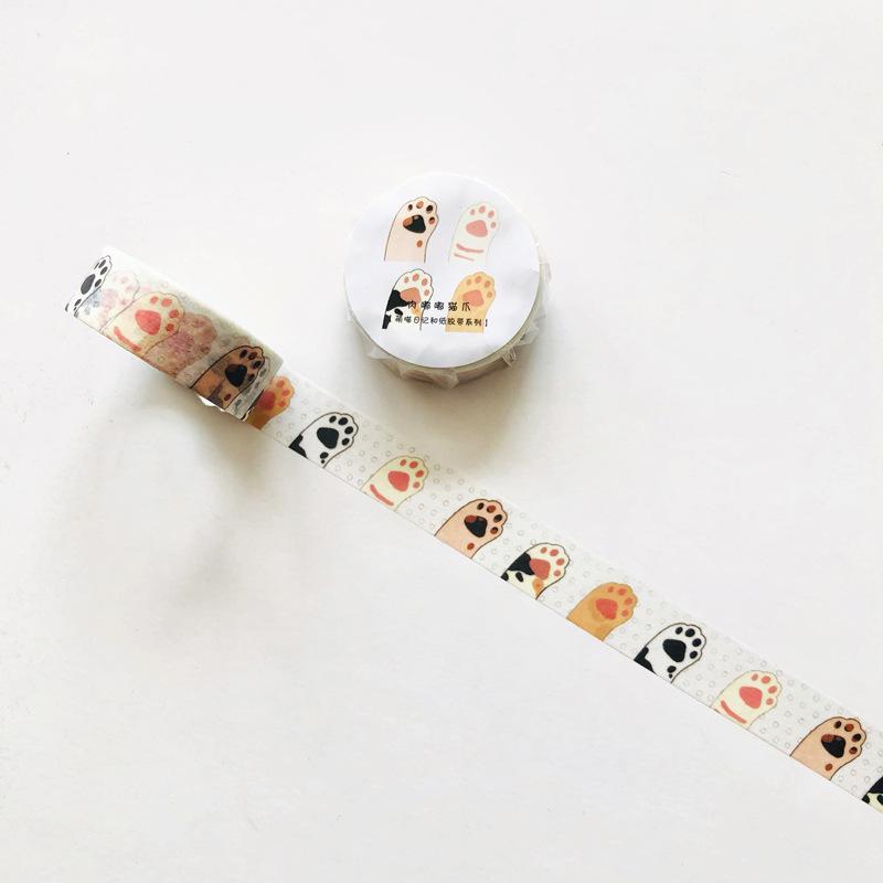 500pcs/roll Round Cat Funny Label Stickers for Packaging Phone Cases Suitcases Laptops Ins Hot Expression Stickers