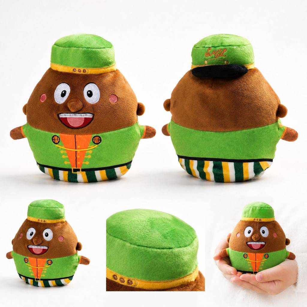 Flipping Walnut Wood Figurine Toy - Interactive Wooden Doll for Kids and Collectors