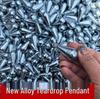 Teardrop Alloy Swivel Hook Lead Sinker Fishing Tackle