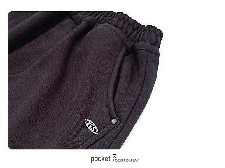 2025 New Boys' Fleece-Lined Thick Trousers: Autumn/Winter Korean-Style Sweatpants for Older Kids