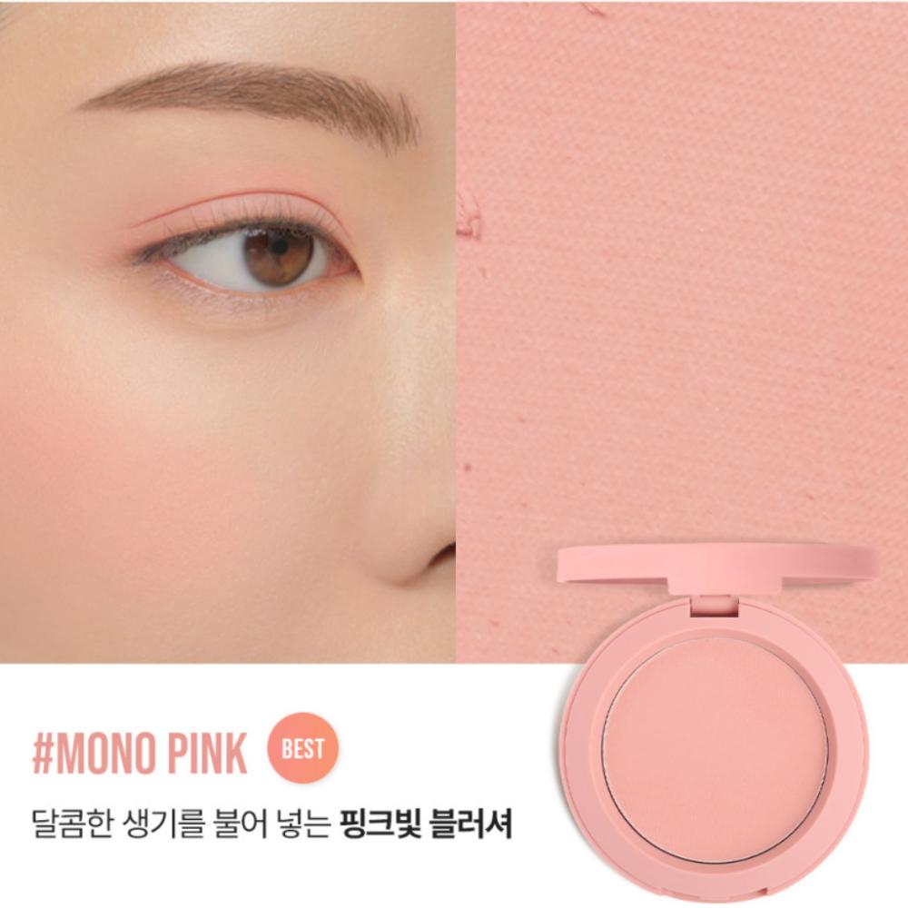 [3CE] Mood Recipe Face Blush 5g–5.5g # Mono Pink # Nude Peach
