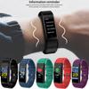 New 115plus Color Screen Smart Bracelet Waterproof Sports Bluetooth Heart Rate Blood Pressure Gift