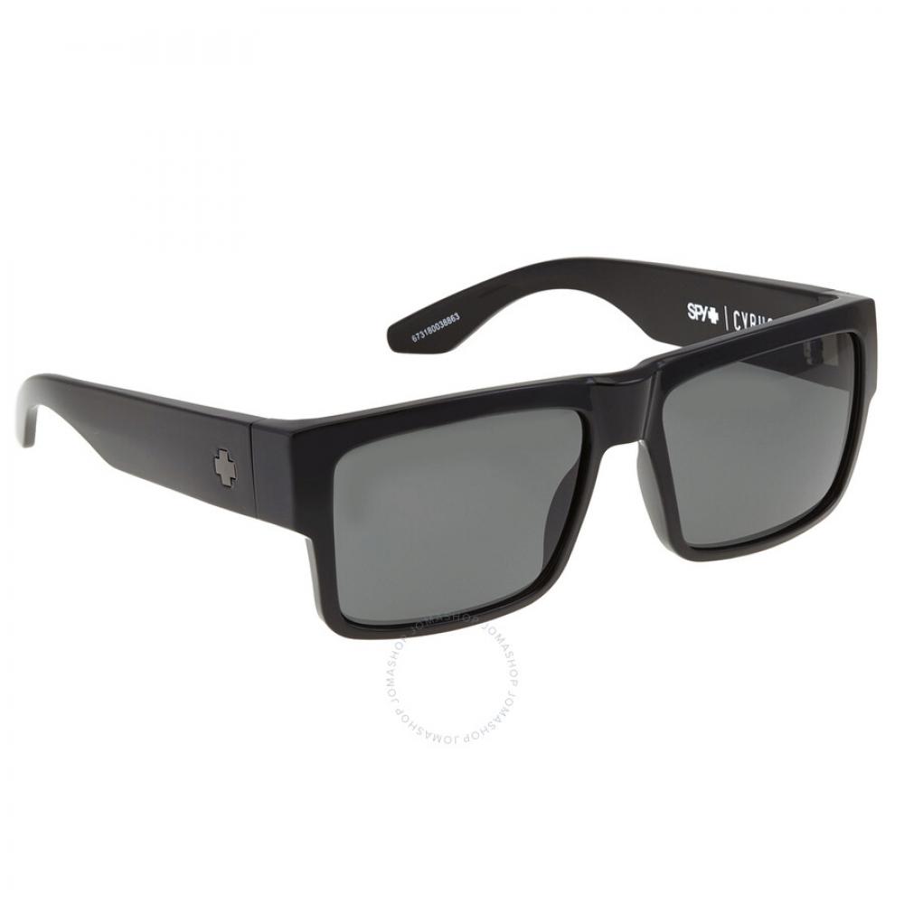 

Spy CYRUS Happy Gray Green Square Men s Sunglasses 673180038863 58