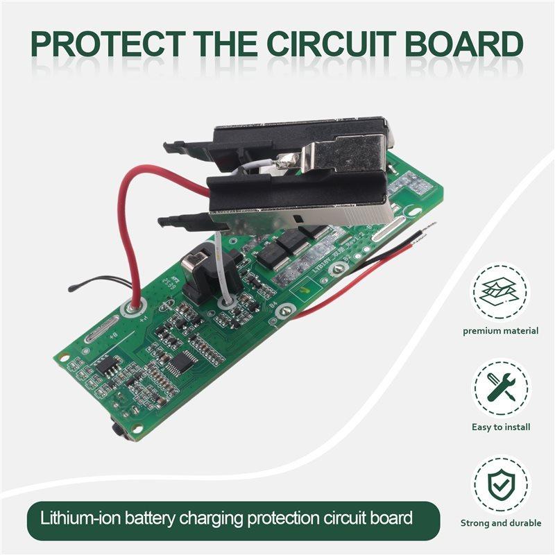 ABT-Li- Akku Lade Schutzschaltung Platine PCB Ersatz für Ryobi 18V P108 RB18L40 Multimeter Multitool Einfache Installation
