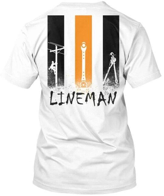 

Casual Proud Lineman - T shirt Made in the USA Size S to 5XL S
