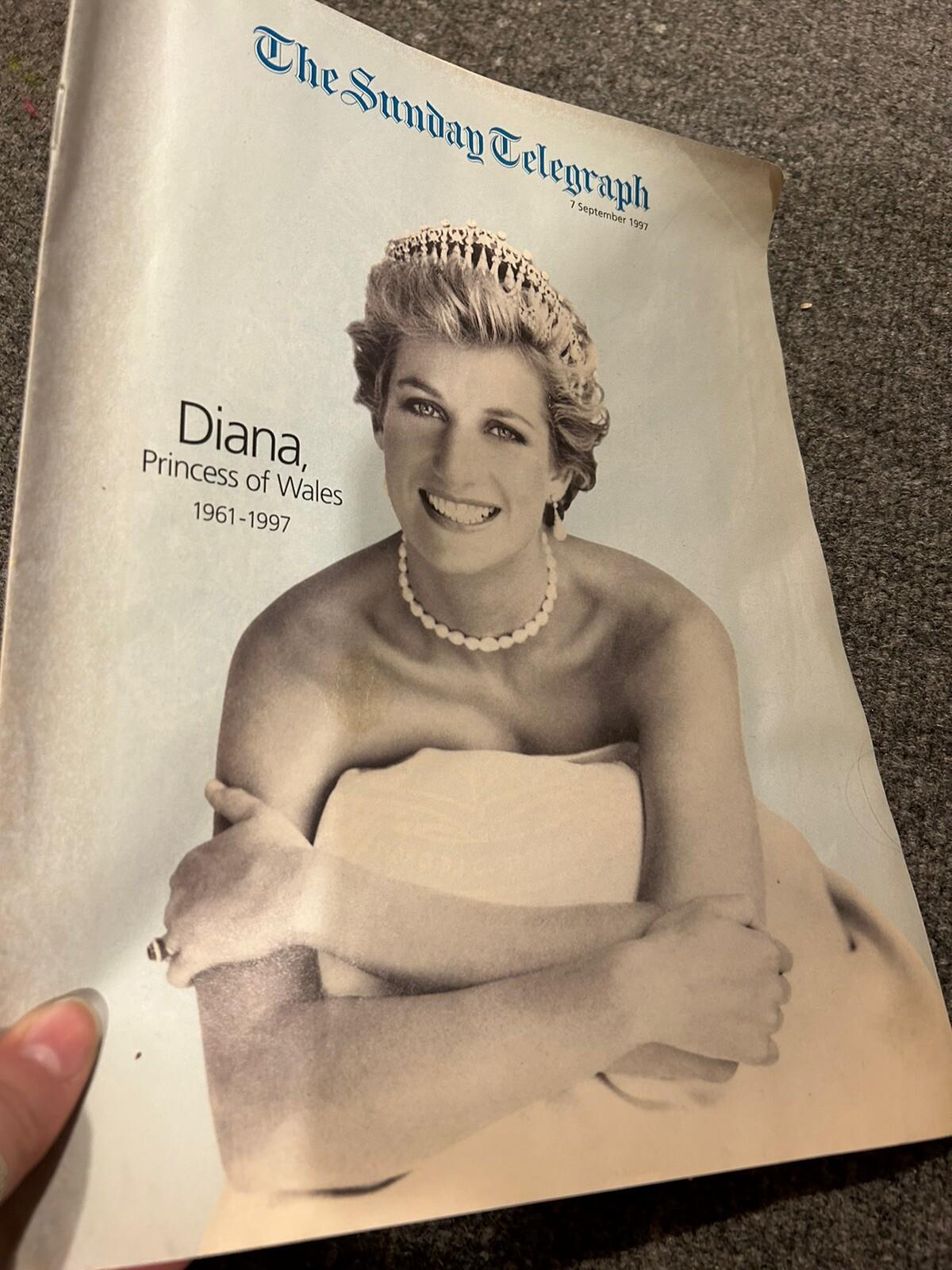 Sunday Telegraph Magazine 7 September 1997, Diana, Princess of Wales Vintage Uk XXL