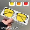 Ultra-Lightweight Metal Night Vision Anti-Blue Light Glasses Unisex Design Specialized Eye Protection for Phone and Computer Use