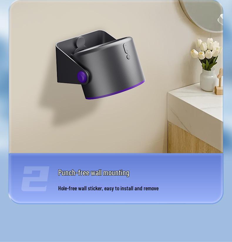 100-Speed Portable Wall-Mounted Desktop Fan for Home, Office, or Dorm