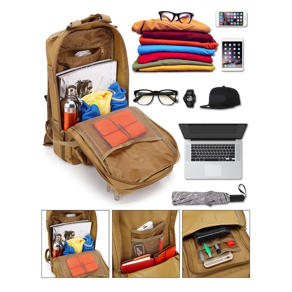 Outdoor Sports Multi-function Camouflage Backpack Tactical Fan Mountaineering Hiking Bag Shoulder Actical Backpack