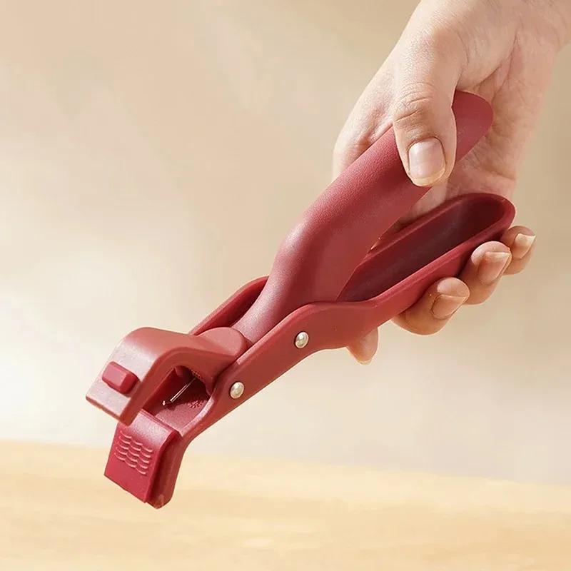 New Silicone Multi-Function Anti-Scald Bowl Clip Heat Resistant Gripper Tongs with Non-Slip Coating Cookware Handles
