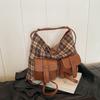 Large Capacity Women's Backpack New Foreign Style Shoulder Bag Design Fashion Commuter Messenger Bag