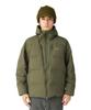 Seamless Hooded Down Jacket Outerwear Jacket with Down and Dark Size L SPF-JK-25AU904, Insulation, Men's Women's, Olive,