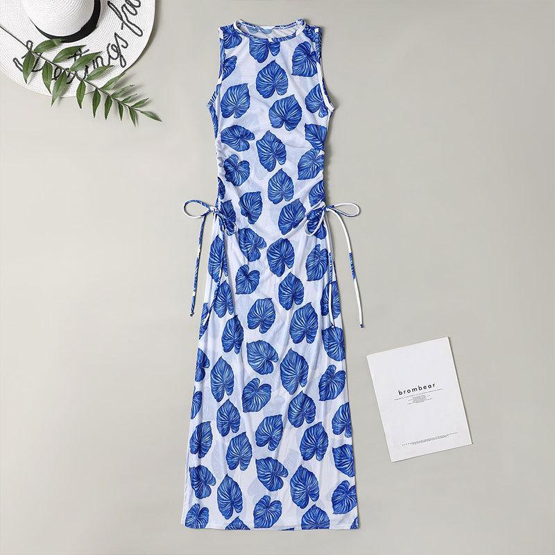 

TS JYL-BK262 V-Neck Solid Swimsuit, Alluring Slim Fit Swimwear For Spa L темний колір лосося