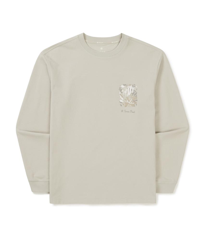 SNOWPEAK APPAREL Sorona Women'S Tropical Long Sleeve T-Shirt (S25Swftl63) Light Beige