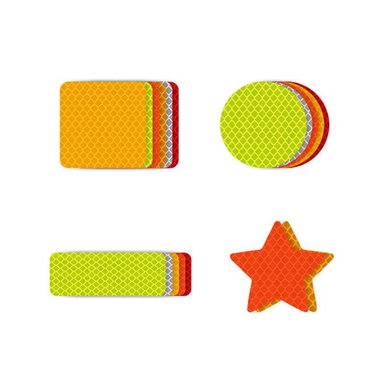 Red Star Reflective Car Decals (100 pcs)