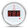 Red Light 0~120℃ Water Temp Meter+Sensor Digital Water Temperature Gauge with Alarm for Car Marine Yacht Boat 12V 24V ized