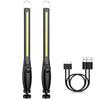 1-10PCS COB LED Flashlight Magnetic Work Light USB Rechargeable Torch Portable Lantern Inspection Light Camping Car Repair Lamp