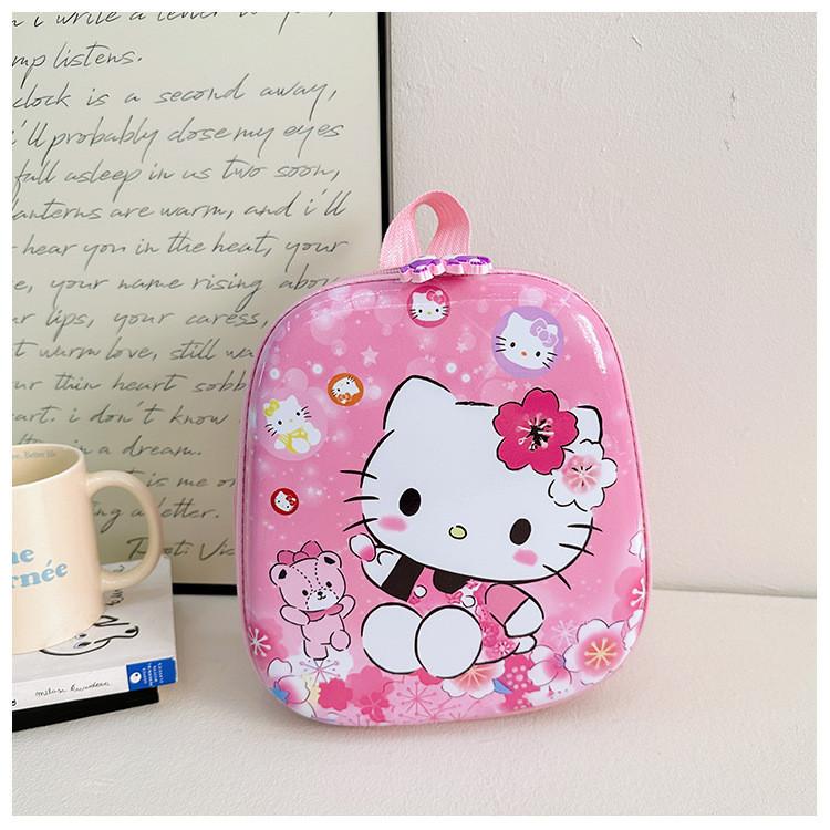 Adorable Cartoon Backpack For Kids Nylon Lightweight Cute School Bag