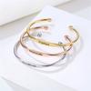 1PC Personalized Engraved Custom Name Stainless Steel Bracelet Jewelry Name Words Letters Custom Bracelet & Bangle For Women